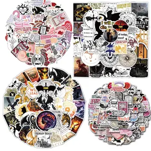 Magical Fourth Wing & Smutty Bookish Sticker Pack, 200pcs/set Waterproof Vinyl Sticker, Decorative Stickers, Ideal for Adults, Kids & Boys, Perfect Gift for Book Lovers & Reading Enthusiasts