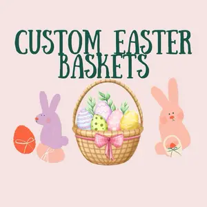 Custom Easter Basket - Perfect for Easter Celebrations with Vibrant Colors and Fun Designs