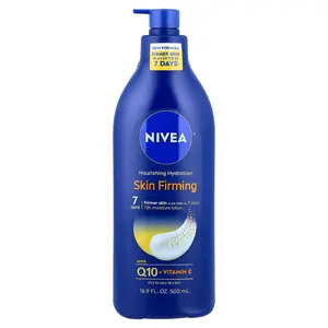 Nivea Skin Firming Nourishing Hydration Lotion, Dry To Very Dry Skin, 16.9 fl oz (500 ml)