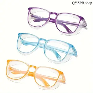 3PCS Anti Fog Protective Glasses Blue Light Blocking Sunglasses UV Protection Anti Pollen Safety Eyewear for Women Men Lightweight Comfort for Driving Work Outdoor Travel Windy Weather,summervibes