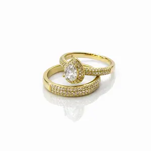 Set Ring gold plated 14 k