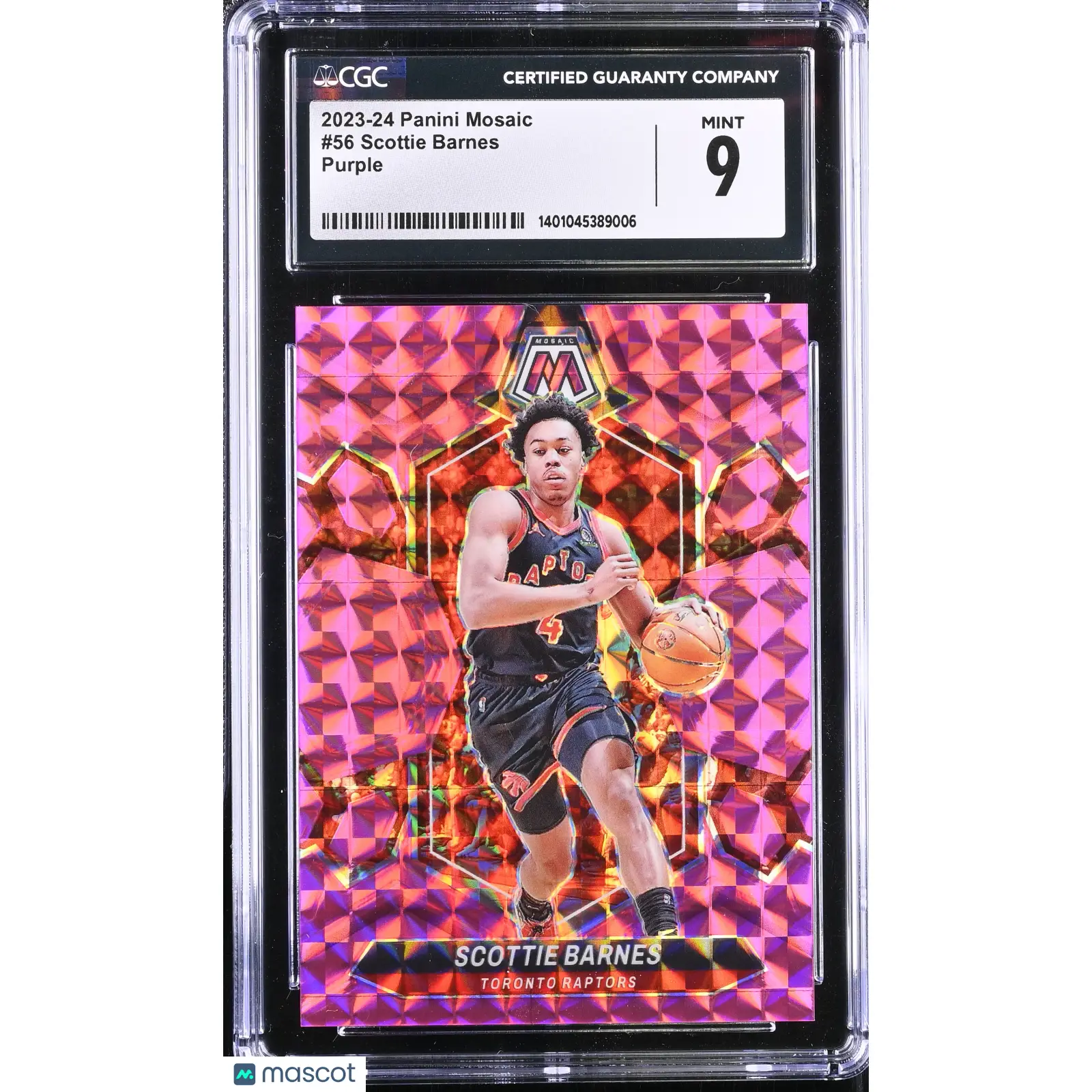 Scottie Barnes CGC 2023 Mosaic #56 Purple 112/149 Basketball 9