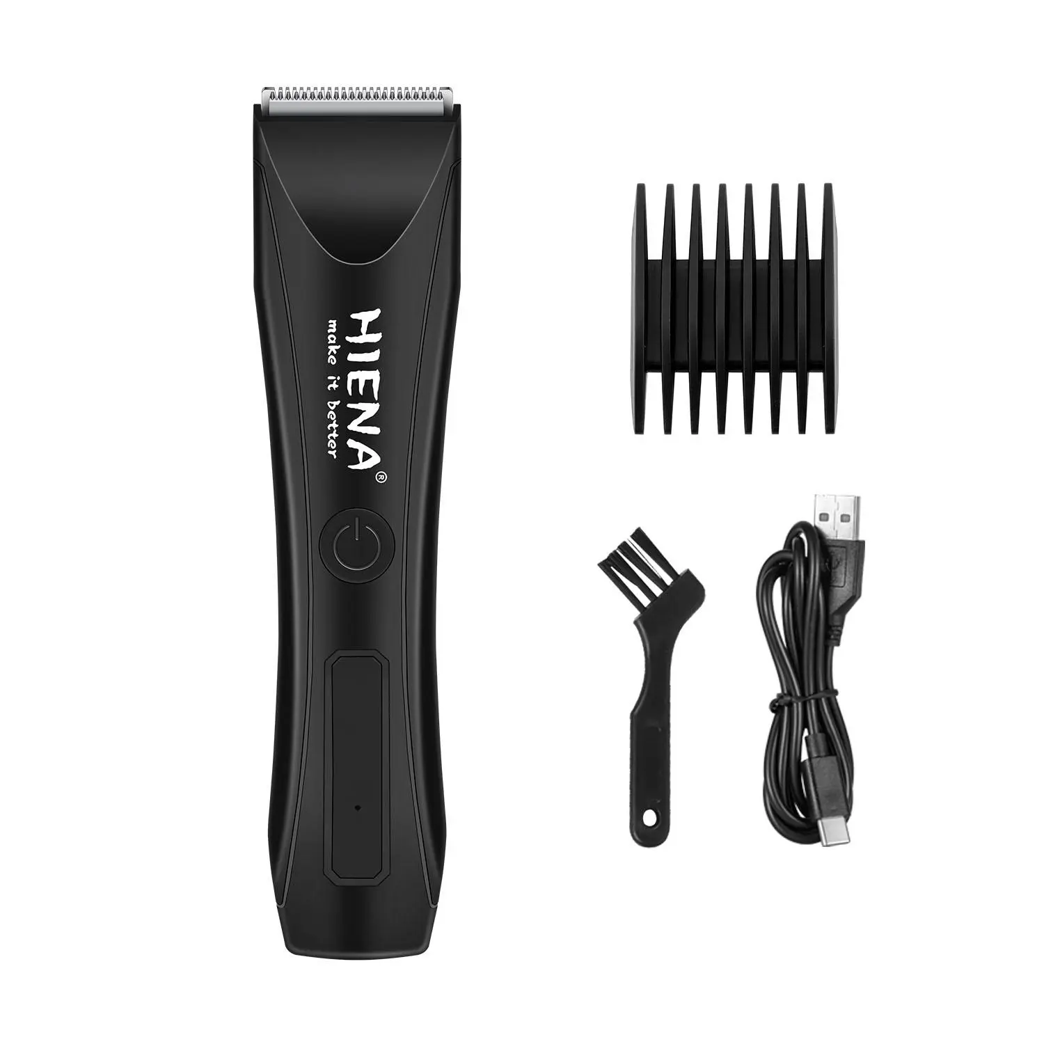 Men's Beard Trimmer, Adjustable Blades, Battery Powered Trimmer, USB Rechargeable Electric Shaver, Hair Clipper, Cordless Rechargeable Trimmer, 6500 Rpm, Creative Father's Day Gift Idea