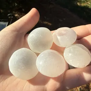 Selenite Smooth Crystal Tumbles