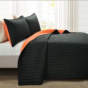 Lush Decor Soft Stripe All Season Reversible Quilt King Size 3 Piece Set - Bedding Set Twin-xl/Full/Queen/King Quilt Lush Decor Soft Stripe All Season Reversible Quilt King Size 3 Piece Set - Bedding Set Twin-xl/Full/Queen/King Quilt