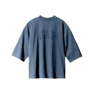 Yeezy Gap Dove 3/4 Sleeve Tee Dark Blue (men) by StockX