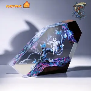 Handmade Ori and the Blind Forest Resin Sculpture – Unique Epoxy Art, Fantasy-Inspired Collectible Model, Desk Display, Gift for Kids & Best Friends