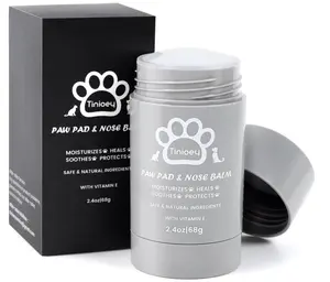 Cat Dog Paw Pad Balm Stick (2.4 oz) | Natural Lick Safe Dog Paw Blam Protector, Soother & Moisturizer for Cracked Dry & Damaged Paws, Nose & Elbows | Snout Soother for Dogs