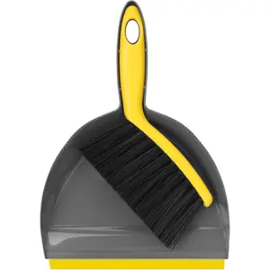 Dustpan and Broom Set Small - Mini Handheld Dustpan and Brush Combo for , Desktop, Sofa,  Litter, , Camping & Small Space Cleaning