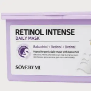 SOME BY MI Retinol Intense Daily Mask - 30 Sheets - Mild Korean Retinol Face Sheet Mask