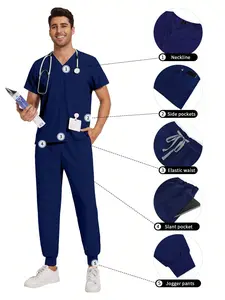 Professional Treatment Room Workwear Set, SPA Care & Beauty Uniform, Pet Clinic Groomer Outfit, Comfortable & Breathable Work Clothes