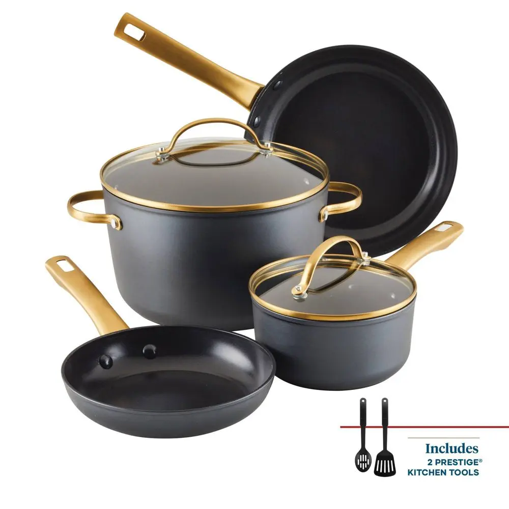 Farberware Forged Induction 8pc Ceramic Nonstick Cookware Set Farberware Forged Induction 8pc Ceramic Nonstick Cookware Set