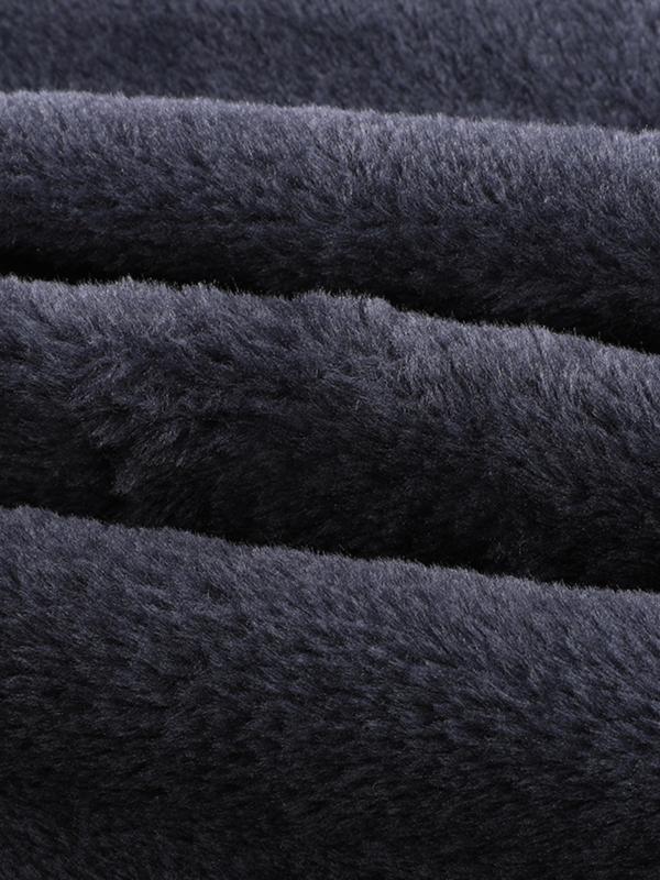 Men's Waterproof Fleece Mountain Jacket, Windproof Insulated Ski Jacket, Multi-Pocket Design, Outdoor Activities, Cold Weather, Thermal Lined Outerwear