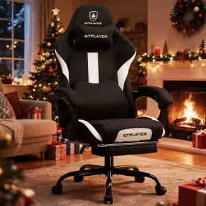 【2026 New Year Sale】GTPLAYER Office Gaming Chair, with Pocket Spring Cushion and Memory Foam Lumbar Pillow, Desk Chair Reclining, Mesh Swivel Rolling Task Chair Furniture Ergonomic
