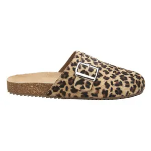 COCONUTS by Matisse Womens Zella Buckle Mule Flats Casual - Brown