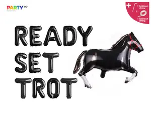 Ready Set Trot Banner Kentucky Derby Baby Shower Decorations | Horse Race Baby Shower Theme | Talk Derby To Me Party | Derby Bridal Shower