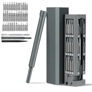 44 in 1 Precision Multifunctional Screwdriver Set, Magnetic Tool Kit with Detachable Handle, Ideal for Home and Gadget Repairs