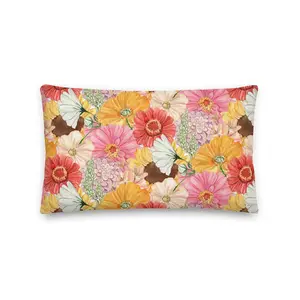 Watercolor Bloom Pillow