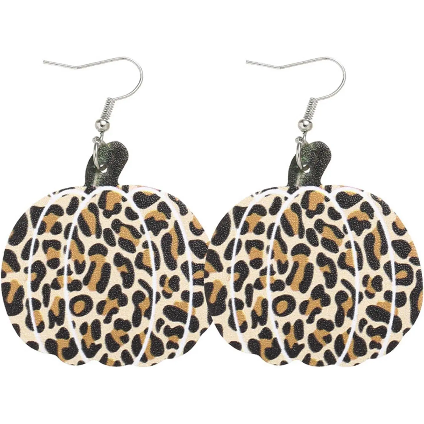 Fall Foliage Leather Earrings for Women