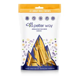 a petter way Yak Chew (Turmeric), 4 large Chews.
