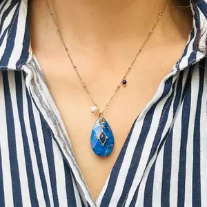 Lapis Lazuli Stone Necklace