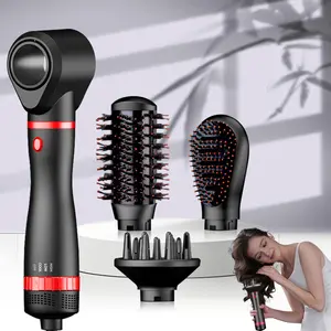 4 in 1 Hot Air Brush, 4 Counts/set Volumizing Hot Air Comb with Styling Heads, Hair Styling Tool for All Hair Types