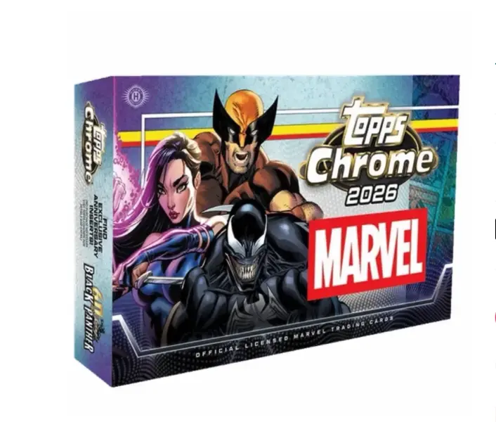 2026 Topps Chrome Marvel Hobby Box