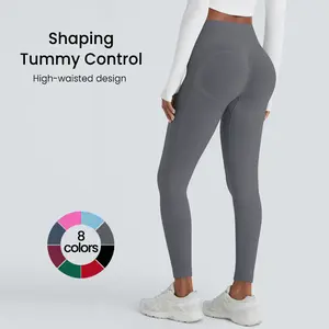 TCVC High Waist Tummy Control Pocket Training Leggings, 4-Way Stretch Workout Pants, Non-See-Through Yoga Tights, Perfect for Spring & Summer Outfits,