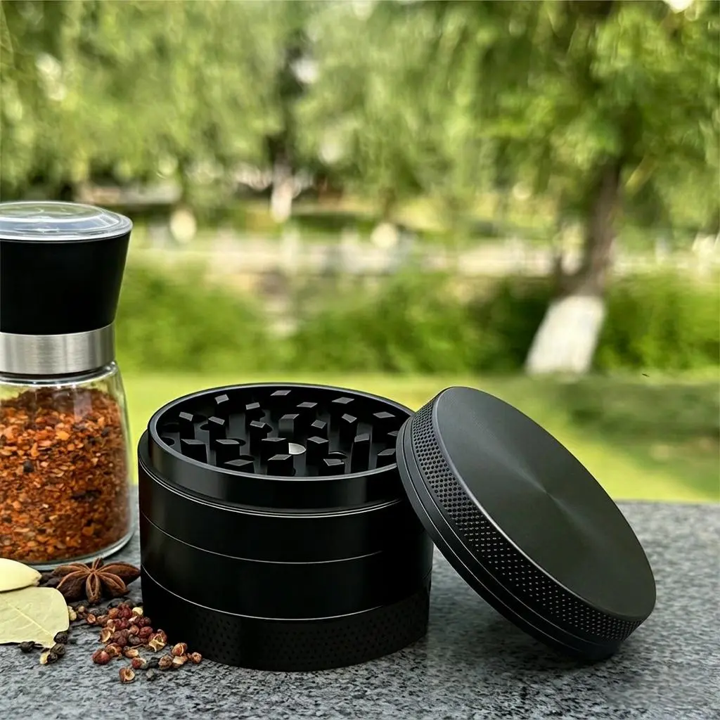 1pc Manual Kitchen Spice Mill, Handheld Food Seasoning Grinder for Salt, Pepper & Cooking Spices, Culinary Tool for Home Kitchen, Camping & Party Use