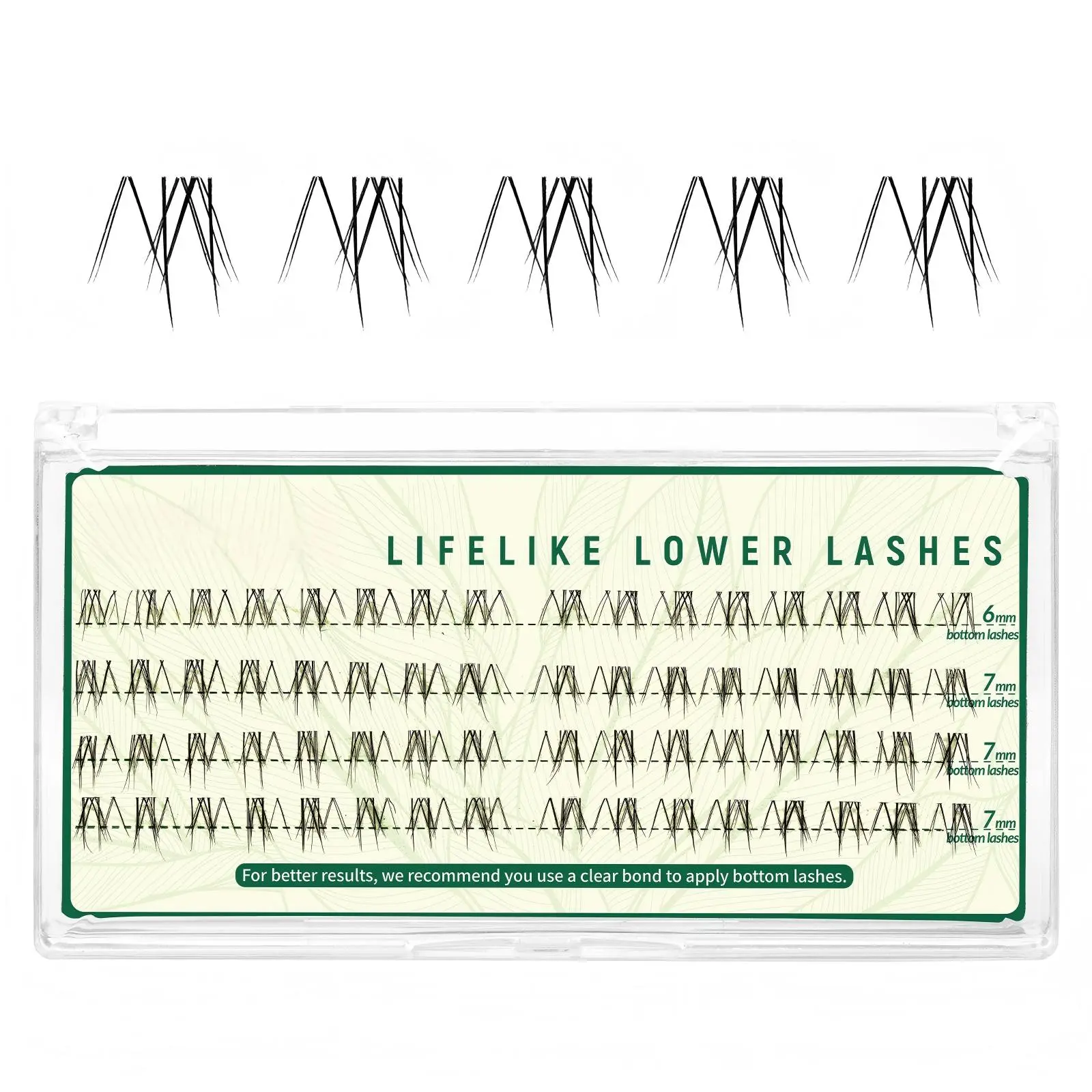Bottom Lash Clusters, Natural Wispy DIY Lash Extensions for a Seamless Look and Effortless Lengthening