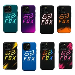 Fox Motocross Style Tough Case Cover For iPhone 17/16/15/14/13/12/11/X Plus Pro Max Mini, Dirt Bike Gift