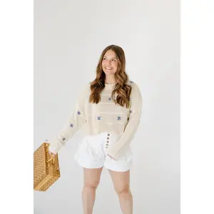 Coastal Ease Floral Sweater