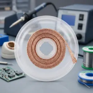 High-Quality Desoldering Braid: Efficient Heat Dissipation for BGA & PCB Repair. Essential for DIY Electronics, Model Making, and Precision Soldering. Boost Repair Efficiency with this Professional-Grade Tool.