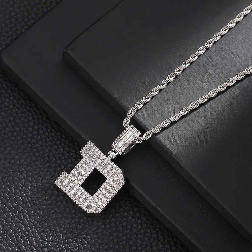 D+20inch Fried Dough Twists chain (silve