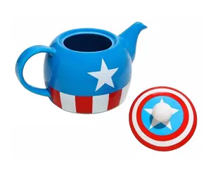 Marvel Captain America 36 Ounce Ceramic Teapot Marvel Captain America 36 Ounce Ceramic Teapot