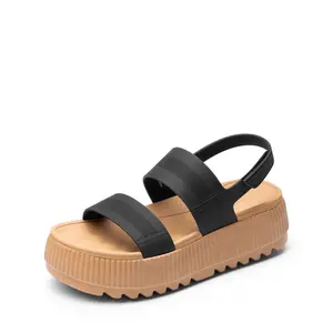 DREAM PAIRS Women's Platform Water Sandals Adjustable Lightweight Waterproof Summer Beach Wedge Chunky Sandals