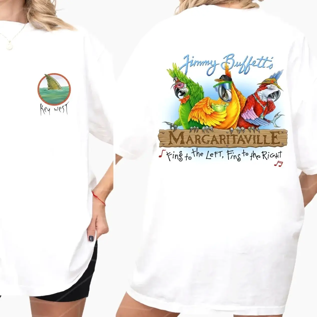 Vintage 90s Jimmy Buffett Margaritaville Key West T Shirt, Jimmy Buffett Tee, Gift For Fan , For Men And Women