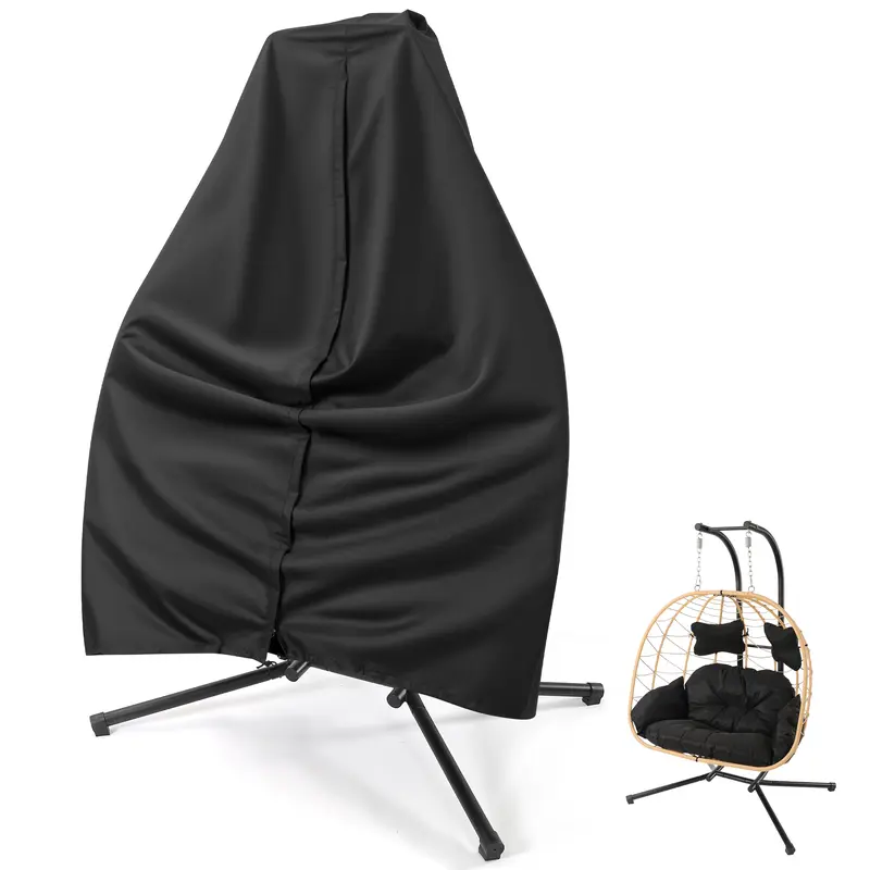 All-Weather Outdoor Egg Chair Cover, Waterproof, UV Resistant & Windproof Protection for Gardens, Patios & Poolside Use