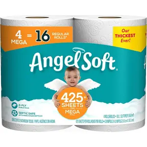 Georgia Pacific 269054 Angel Soft Toilet Paper - Case of 12 - Pack of 4