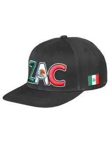 El General Zacatecas ZAC Snapback Hat- Black 44779