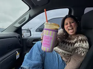 God alone suffices coffee sleeve