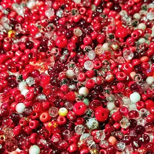 Premium Glass Seed Bead Mixes - 50g or 100g High-Quality Color-Coordinated Kit for Jewelry Making & DIY Projects, Beading, Crafting, Resealable Pouch, Versatile Sizes and Shapes