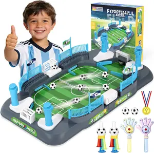 Soccer Board Game for Kids, Mini Foosball Table Game, Portable Tabletop Interaction Pinball Sports Game Toy, Indoor Family Playroom Party Birthday Toy Gift for 3 4 5 6 7 8-12 Year Old Boys Girls, summervibes toys Hoop Ball Pit set 2-piece