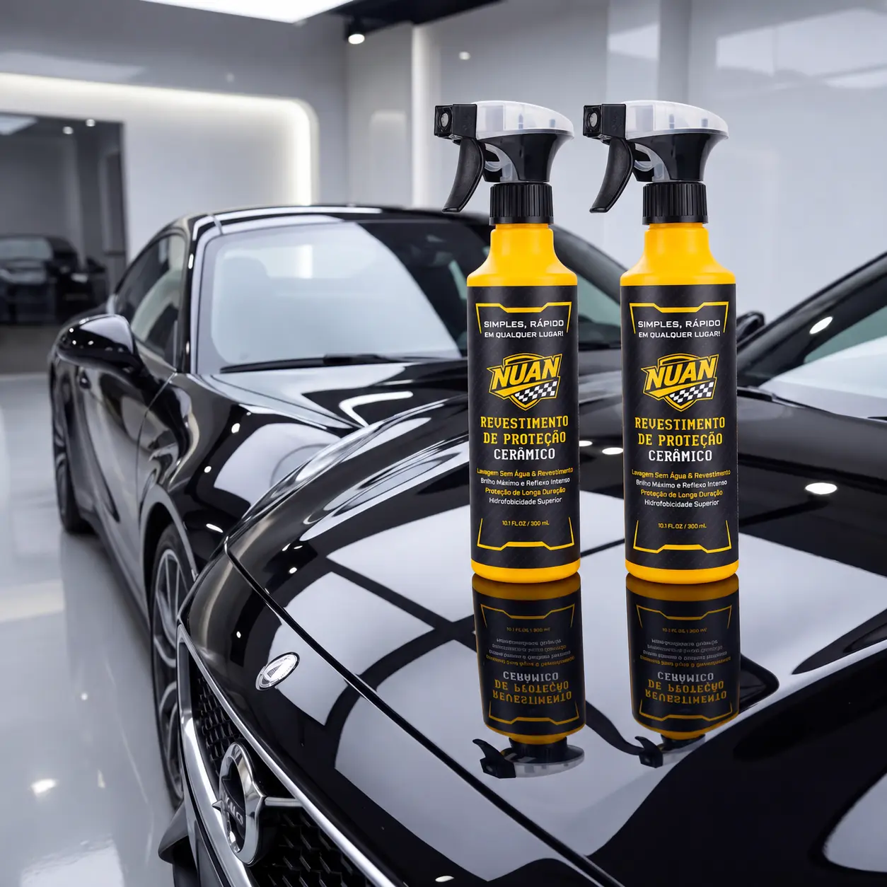 Spray coating agent；NUAN nano car coating sprayNUAN nano car coating spray - 300ml Fast-Acting Car Paint Polish & Sealant, Long-Lasting Hydrophobic Protection, Anti-Stain & Anti-Fading, Perfect for Daily Car Care