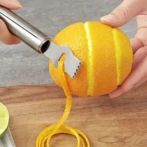 1pc Stainless Steel Lemon Zester/Grater/Coconut/Pineapple Shredder/Cocktail Tool