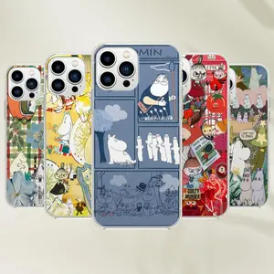 [MAGSAFE AVAILABLE - Collection 2] Moomin Phone Case - Finnish Troll Snufkin Art Cover for iPhone X, 11, 12, 13, 14, 15, 16 Series & Galaxy Series – check our available sizes