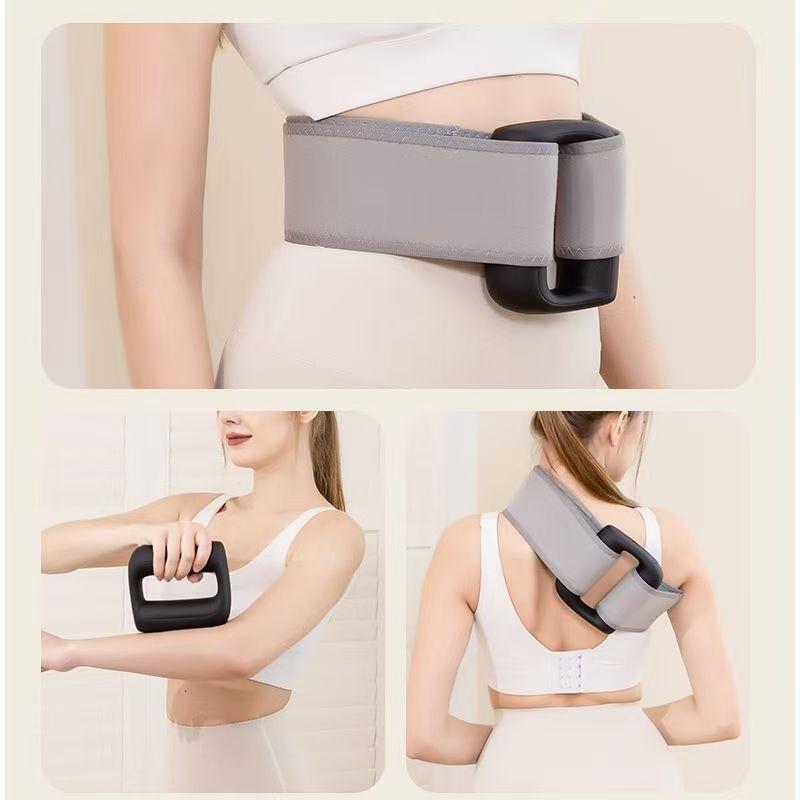 New Magic Ring Mini Massage Gun Myofascial Roller, Muscle Relaxation Vibration Machine, Ergonomic Design, Elastic Waistband, Home Fitness Use massage  gun  factory Perfect Present for Man/Woman/Family, Christmas Gift