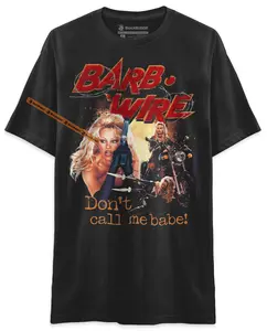 BLACK RABBIT Barb Wire Don't Call Me Babe Pamela Anderson 90s Retro Vintage Bootleg Unisex Classic T-Shirt
