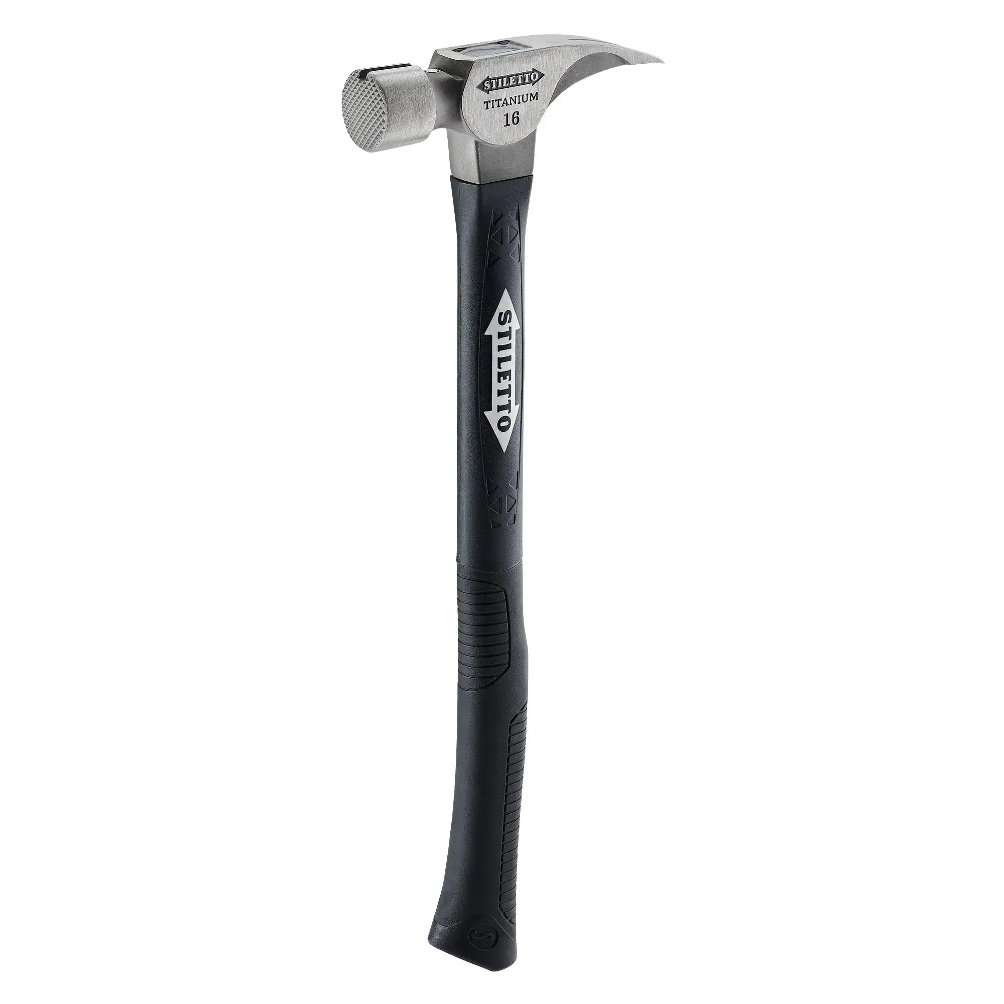 Stiletto TI16MC-F 16-Ounce Milled-Curved Fiberglass Hammer, Ideal for Hammering Tasks, Ounces