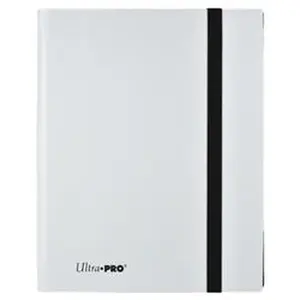 Eclipse 9-Pocket Arctic White Pro Toploader Storage Binder, Cat Trading Card Organizer (Pet Supplies Accessory)